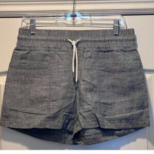 Athleta 4 Inch Cabo 100% Linen Shorts Size 4